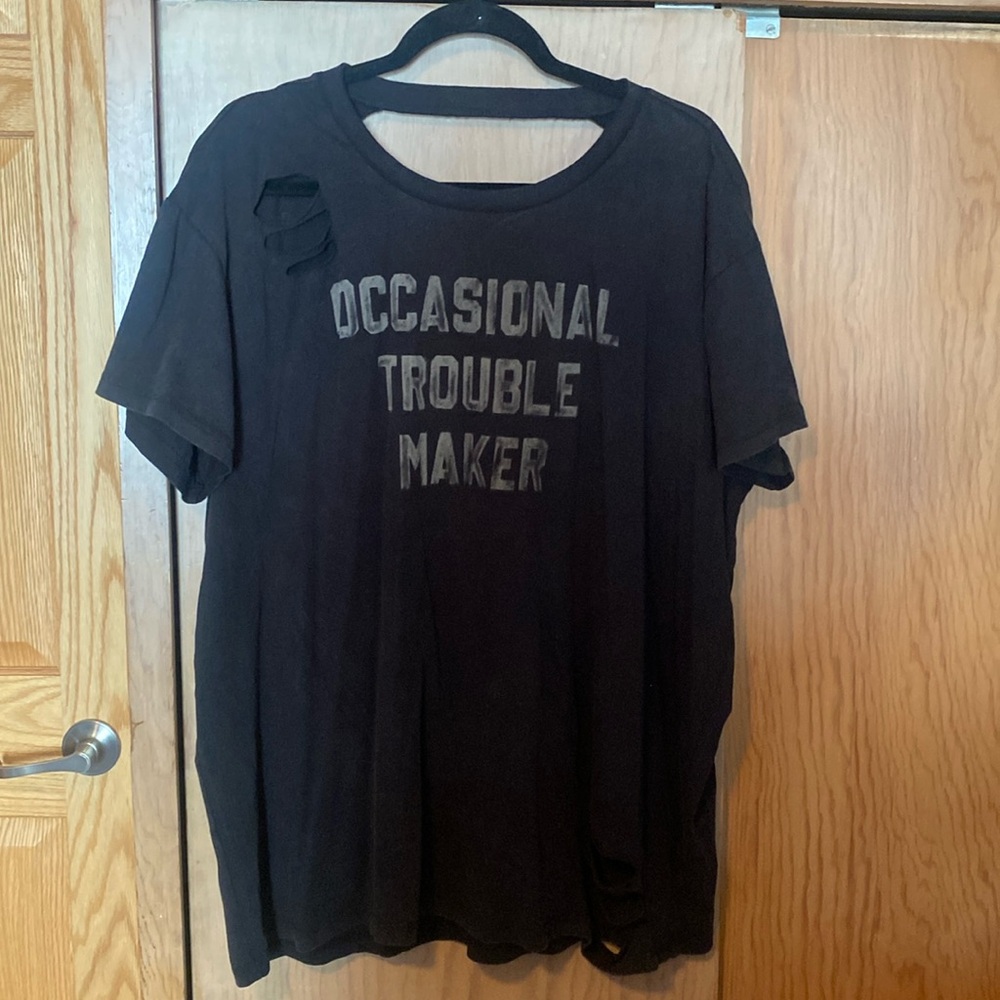 Torrid distressed shirt, size 1